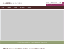 Tablet Screenshot of glassesconnection.com